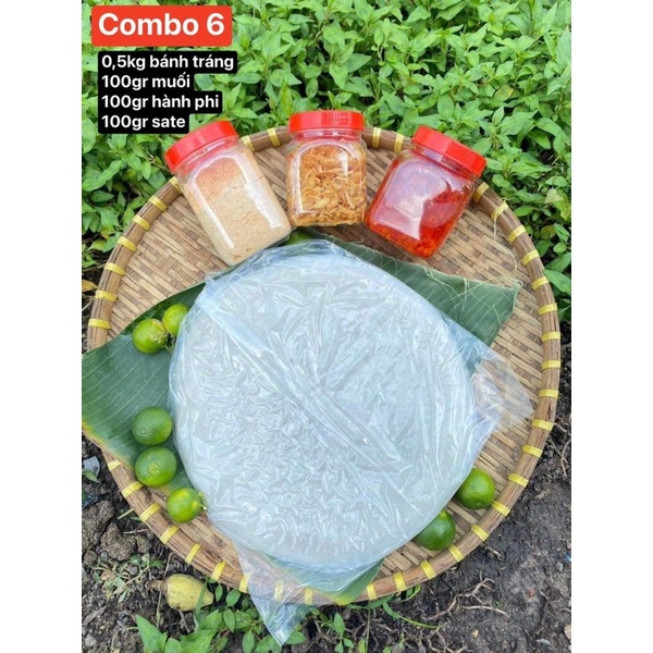 Combo bánh tráng phơi sương