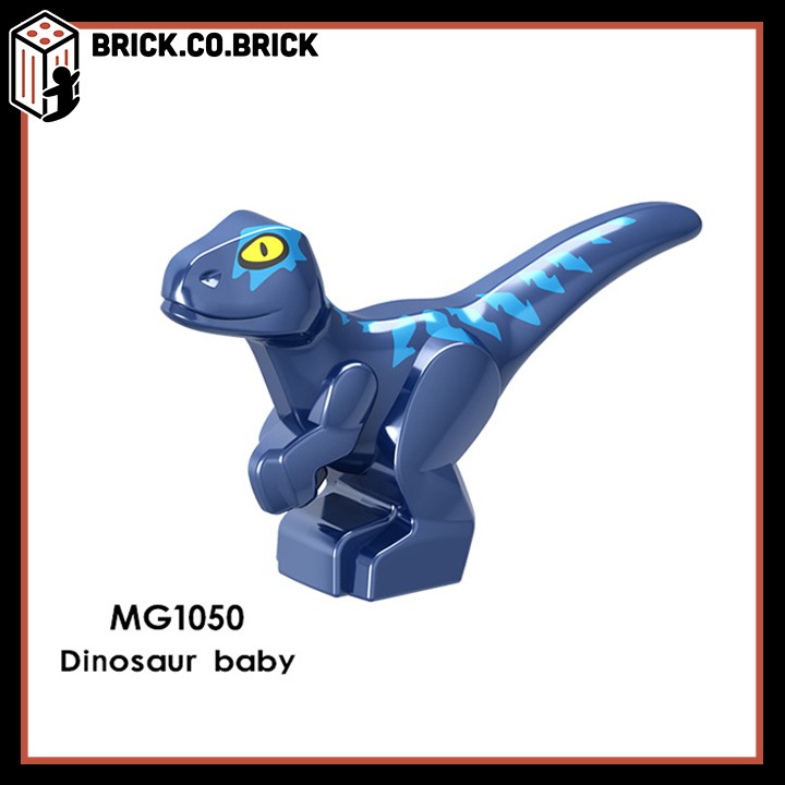 Lego khủng long Đồ chơi lắp ráp mô hình khủng long nhỏ Non lego Jurassic Park Công viên khủng long MG1027-MG1050