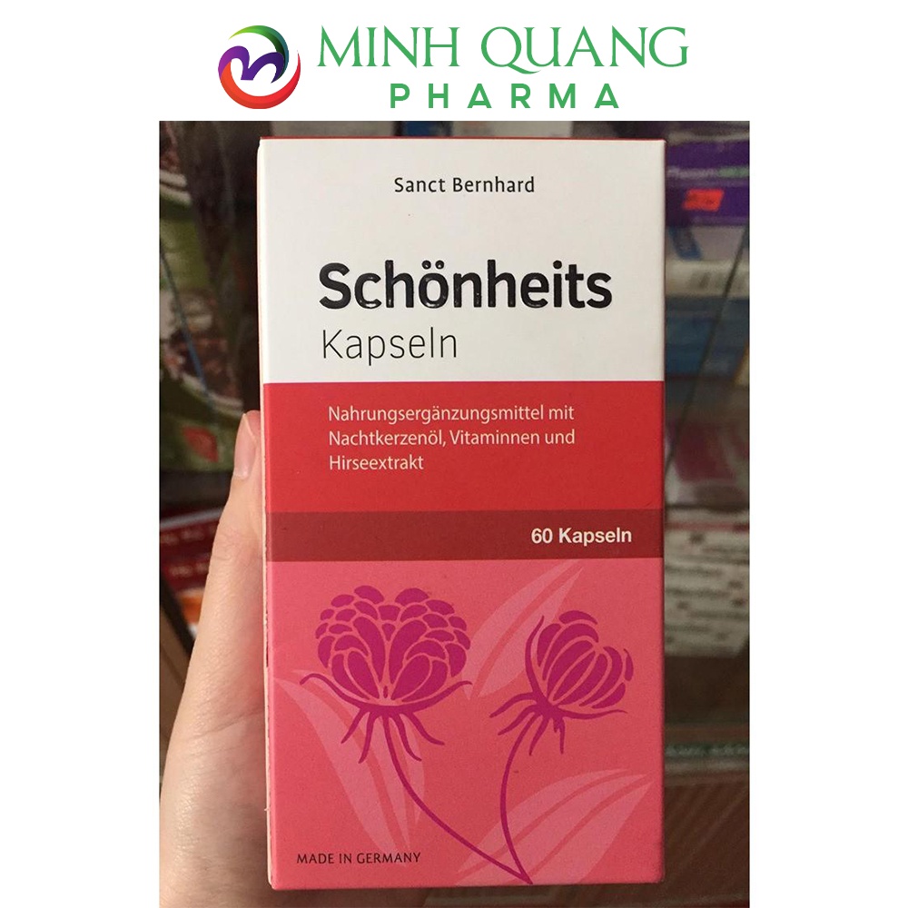 Tinh dầu Hoa Anh Thảo Schönheits Kapseln Của Đức. Hộp 60 viên
