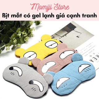 Bịt Mắt Che Mắt Ngủ Có Túi Gel Massage Đa Dạng Mẫu Mã, Có Thể Điều Chỉnh, Hoàn Hảo Cho Mọi Lứa Tuổi