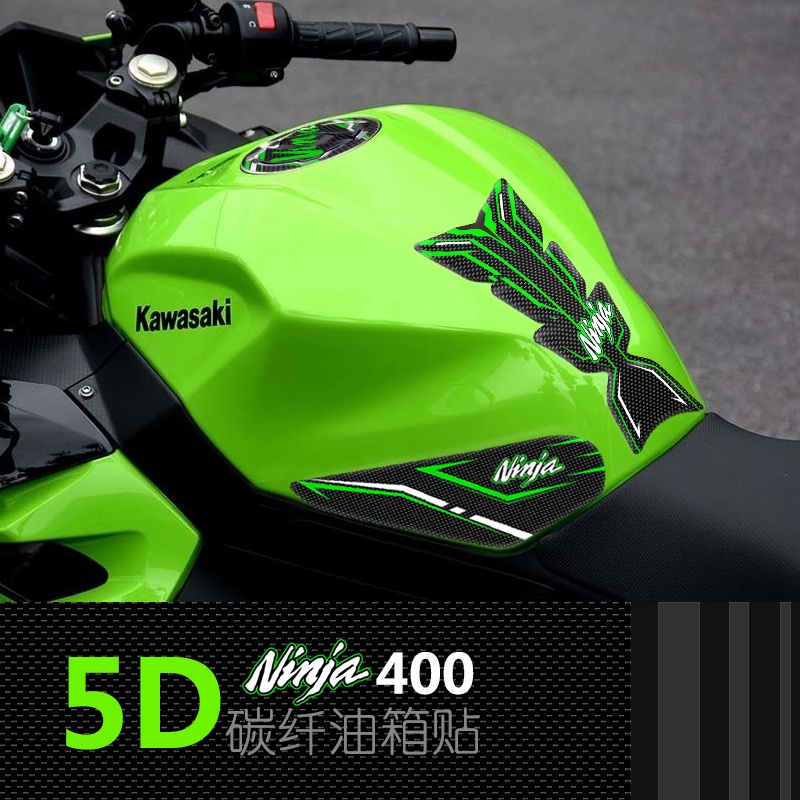 Miếng Dán Bảo Vệ Nắp Bình Xăng Xe Mô Tô kawasaki ninja 400 5d Bằng Sợi carbon Cao Cấp