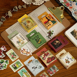 50 Miếng Dán Trang Trí Kiểu Vintage