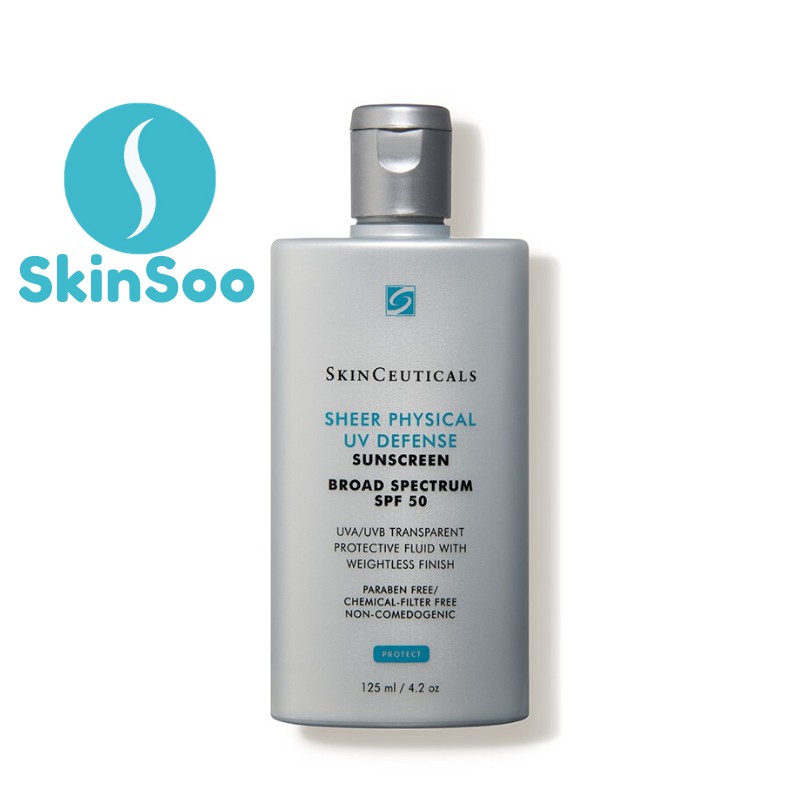 [DATE 11/2023] Kem Chống Nắng Mỏng Nhẹ, Không Màu SkinCeuticals Sheer Physical UV Defense Sunscreen Broad Spectrum SPF50