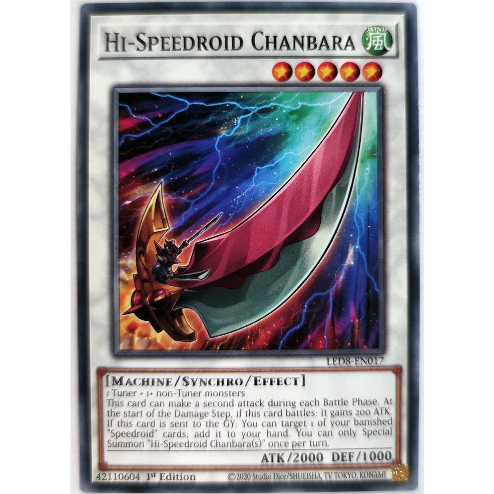 [Thẻ Yugioh] Hi-Speedroid Chanbara |EN| Common