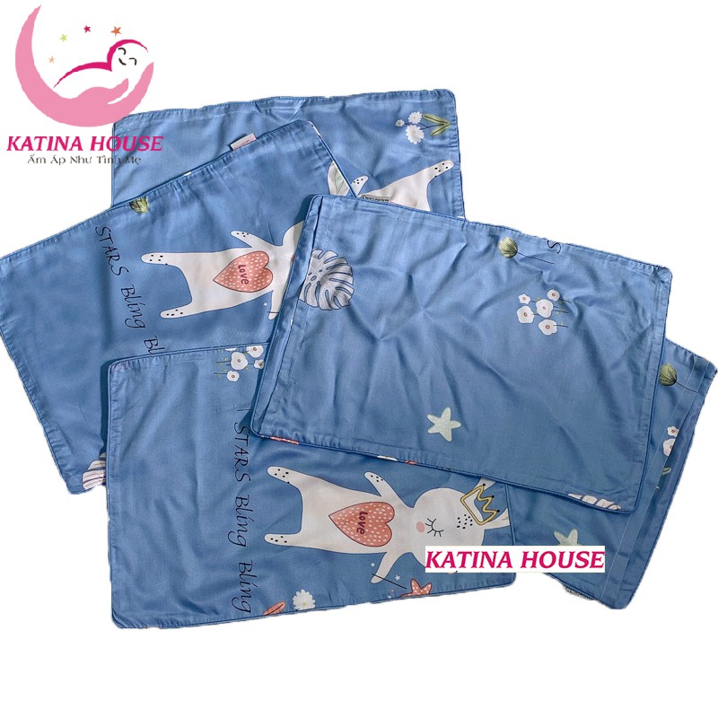 Vỏ áo gối nằm cho bé, vải tencel mềm mịn mát nhiều họa tiết ngộ nghĩnh đáng yêu | BigBuy360 - bigbuy360.vn