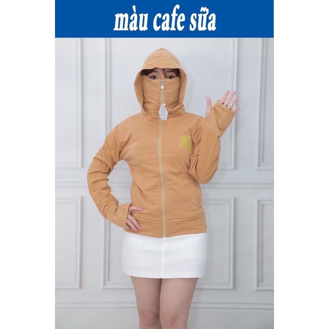 [ Mã AFF3G125K Giảm 25K đơn từ 99K] Áo khoác chống nắng nữ vải COTTON 100% Hiệu Con Ngựa dày dặn, thoáng mát, bền màu