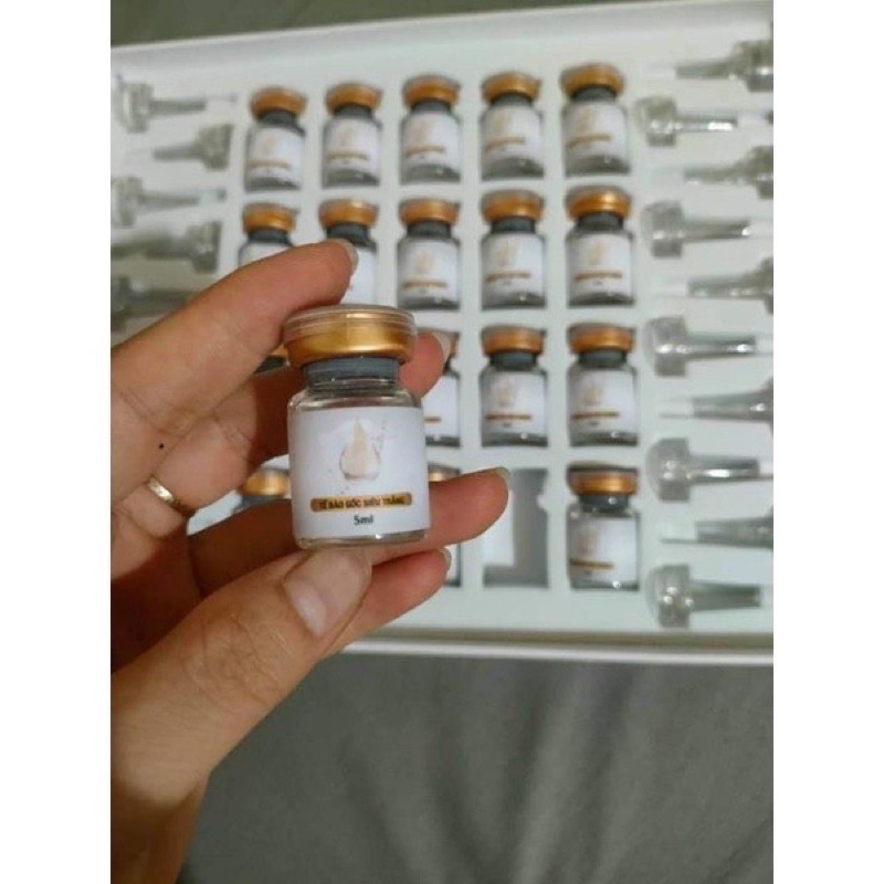 TẾ BÀO GỐC SIÊU TRẮNG SUPER WHITE hộp 20 lọ x 5ml