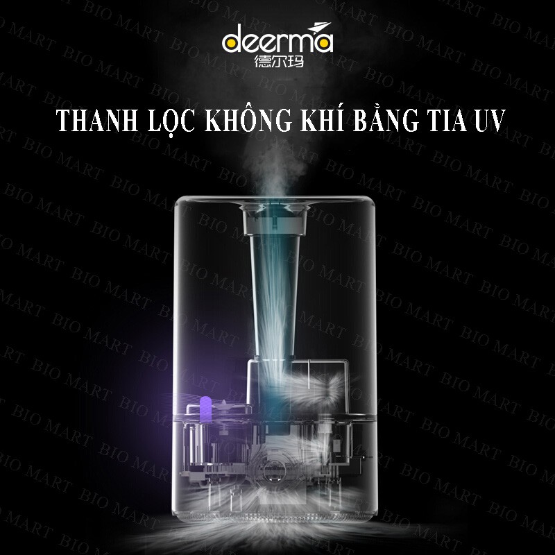 Máy phun sương tạo độ ẩm không khí cảm ứng Xiaomi/Beiwei 5-8L Cao cấp, có tia UV Diệt khuẩn, dễ sử dụng