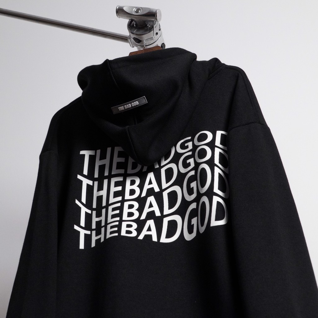 Áo hoodie nỉ có mũ The Bad God Wavy