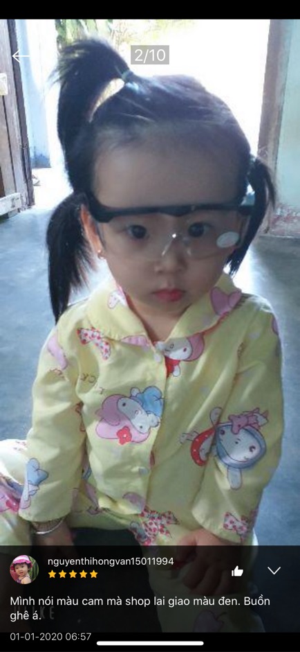 Kính bảo hộ kính bảo vệ mắt cho bé AN TOÀN TUYỆT ĐỐI vuông BV04