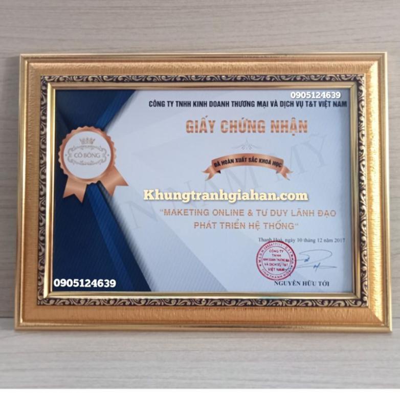 Khung bằng khen A4mặt kính, khung ảnh treo tường giá rẻ, có xuất vat
