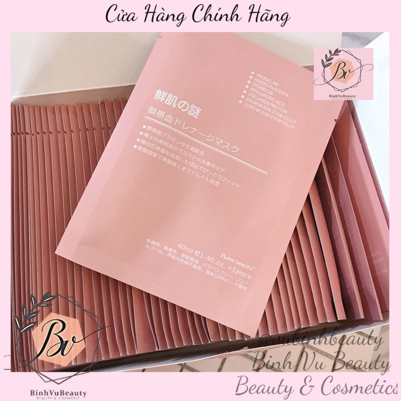 Mặt nạ nhau thai cừu dưỡng da chống lão hóa dưỡng ẩm trắng da giảm mụn