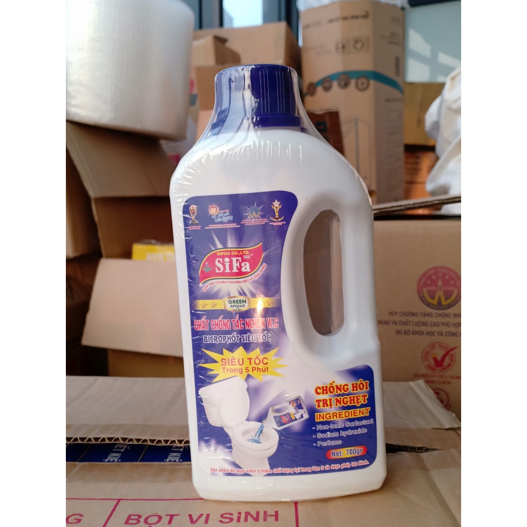 Thông bồn cầu, nhanh gấp 10 lần bột thông cống, bột thông bồn cầu, thông cống siêu tốc, dạng nước tiện dụng