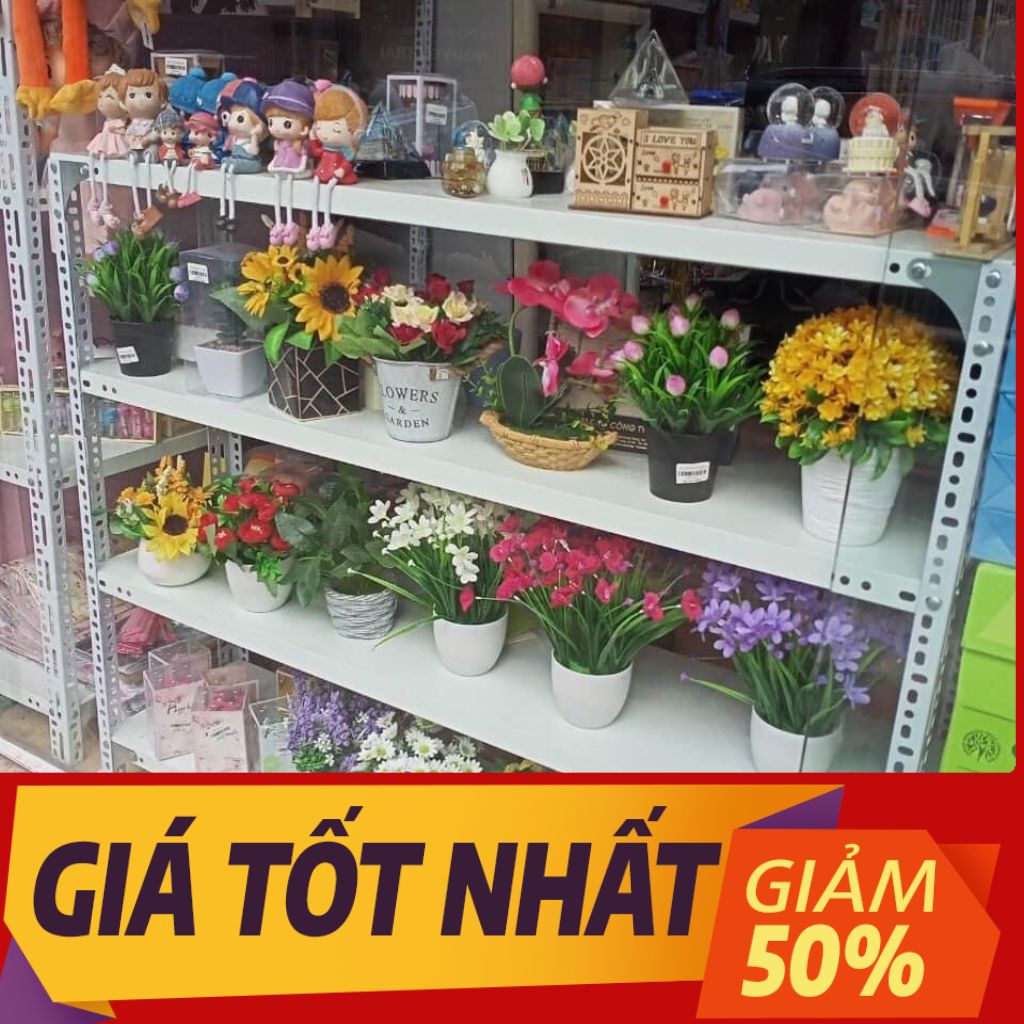 Kệ sắt v lỗ đa năng để hàng để đồ lắp ghép , Kích thước cao 1m5 x dài 1m5 x rộng 40 x 4 tầng