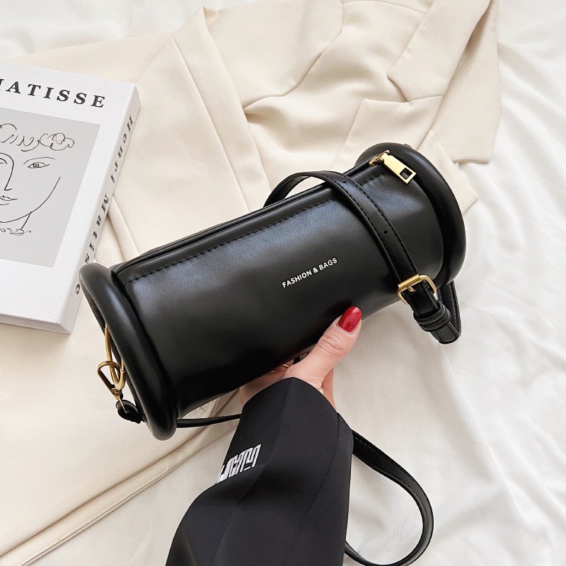 Túi đeo vai IELGY hình trụ dễ phối đồ thời trang cho nữ