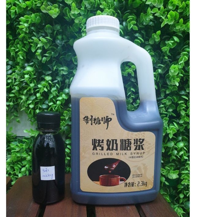 Siro sữa nướng pha chế trà sữa nướng chai 120ml