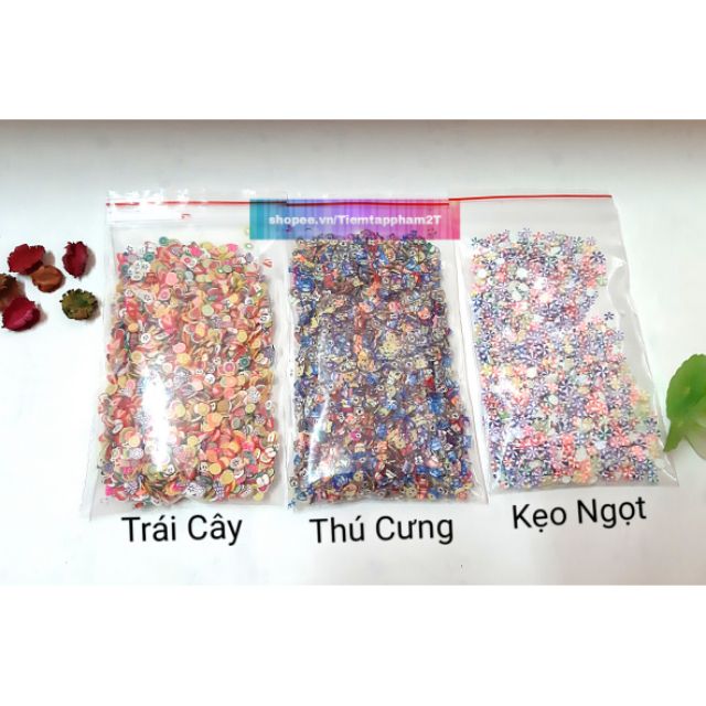 10G Nail Đất Sét Trang Trí Slime ( kéo hình xem chi tiết )