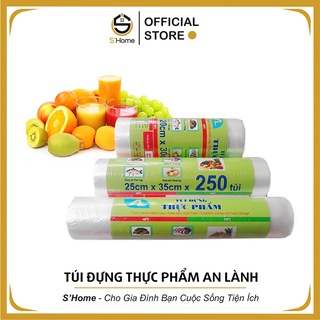 Túi Đựng Thực Phẩm ❤️S'Home❤️Túi Đựng Thực Phẩm An Lành | Bàn chải đa năng cọ rửa bếp nướng 3 in 1