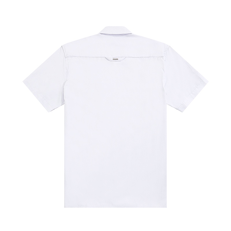 Áo Sơ Mi Tay Ngắn Có Túi Trước In Logo Chất Lượng Cao Thời Trang Mùa Hè