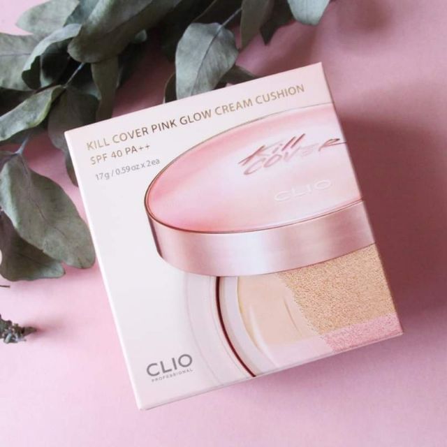 Phấn nước Clio Kill cover pink Glow cream cushion