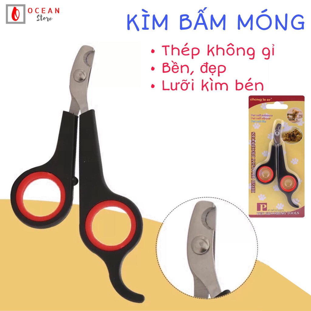 Kìm 01 - Kìm bấm móng chân cho chó mèo Size S - Phụ kiện thú cưng