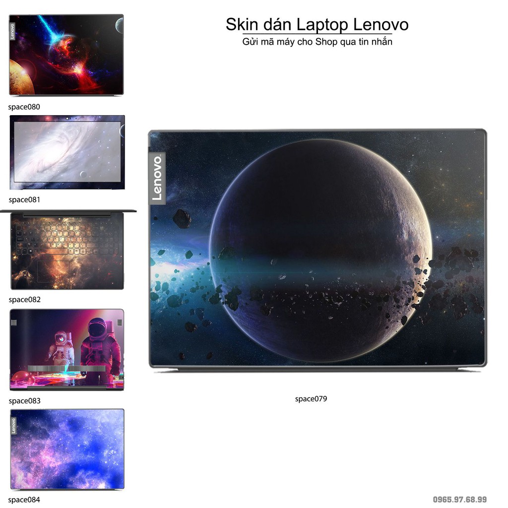 Skin dán Laptop Lenovo in hình không gian _nhiều mẫu 14 (inbox mã máy cho Shop)