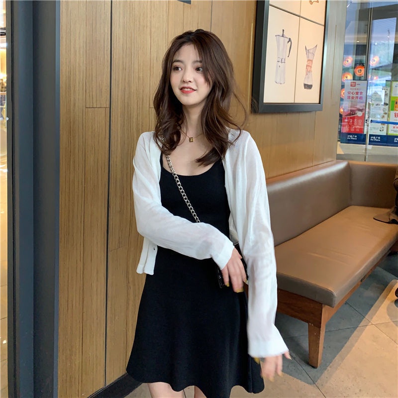 Áo Khoác cardigan Dệt Kim Chống Nắng Thời Trang Cho Nữ