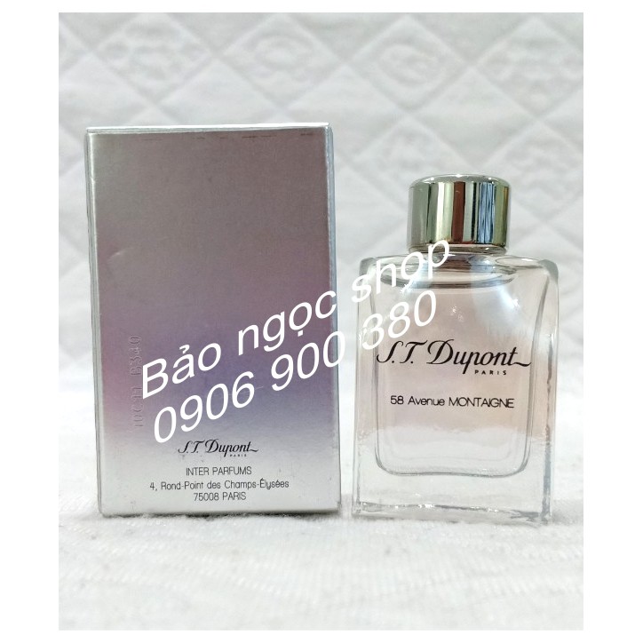 Nước Hoa Mini ST.Dupont -58 Avenue Montaigne Pour Homme -5ml