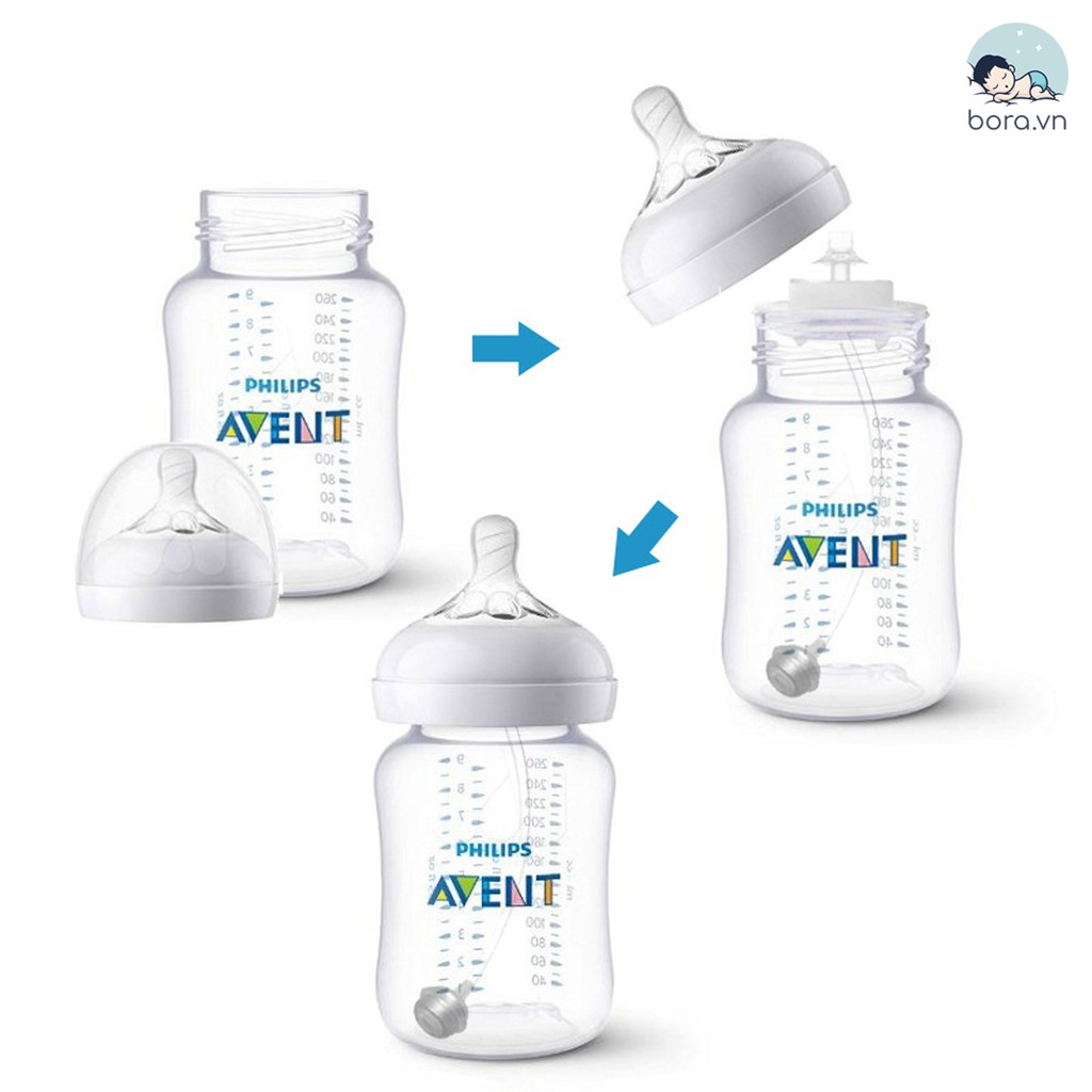 Ống tập hút bình sữa Avent Natural, dây ti sữa cho bé, giúp bé có thể ti bình với mọi tư thế đứng, ngồi, nằm