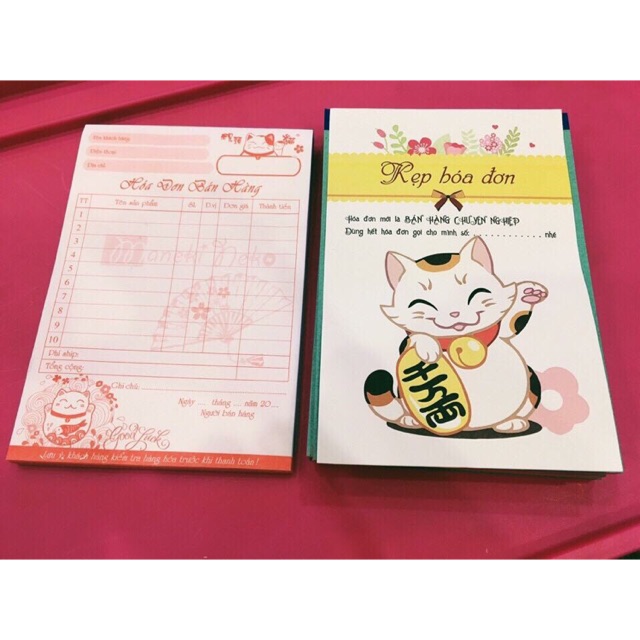 Hoá đơn mèo thần tài , kitty