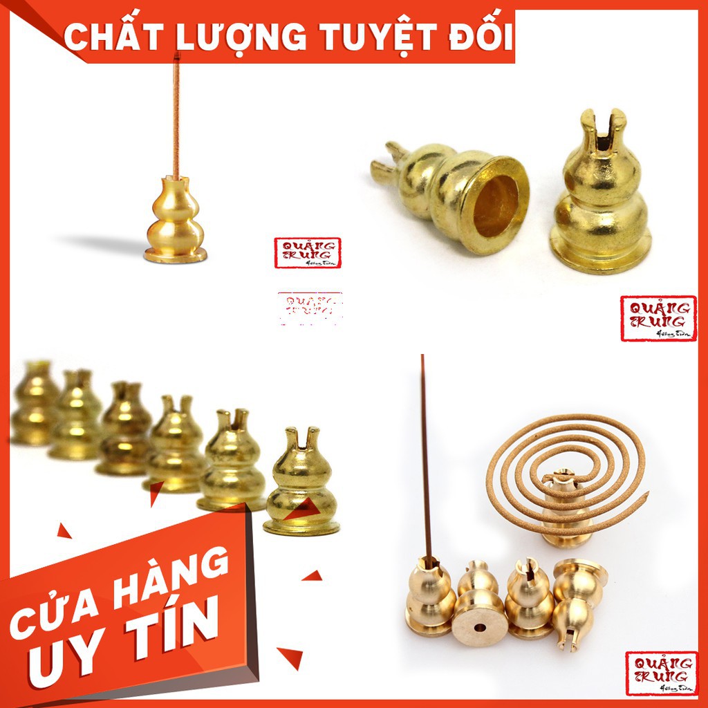 Combo 10 Trụ Cài Hương Vòng, Thắp Hương, Để Lư Xông Trầm