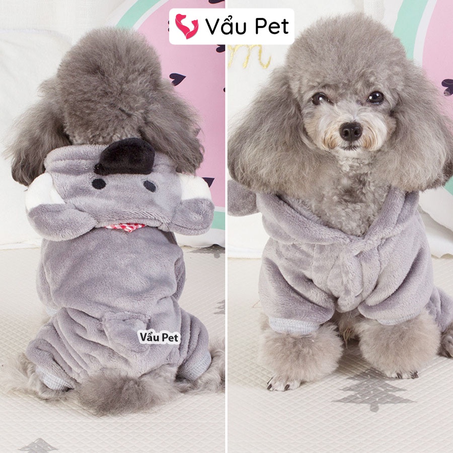 Áo Cho Chó Mèo Bộ Lông Mềm Ấm Áp - Quần Áo Cho Chó Mèo Thú Cưng Vẩu Pet Shop