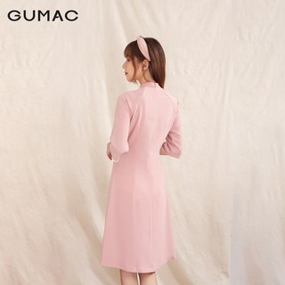 [Mã WABRGB11 giảm 10% đơn từ 250k] Đầm cổ tàu tà đắp DA10107 GUMAC