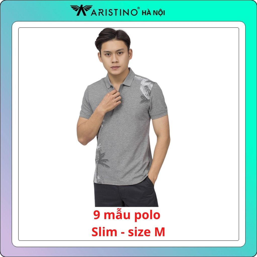 ( 9 mẫu )Áo polo nam ARISTINO mềm mát slim (size M từ 58-65 kg)