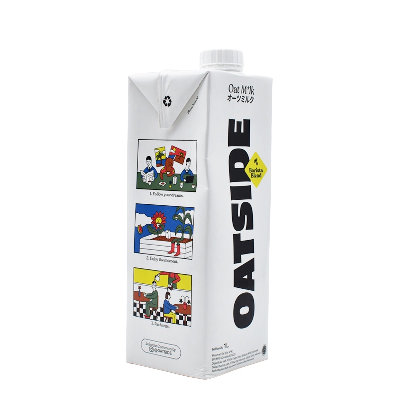 Sữa yến mạch: OATSIDE Oat Milk Barista Blend