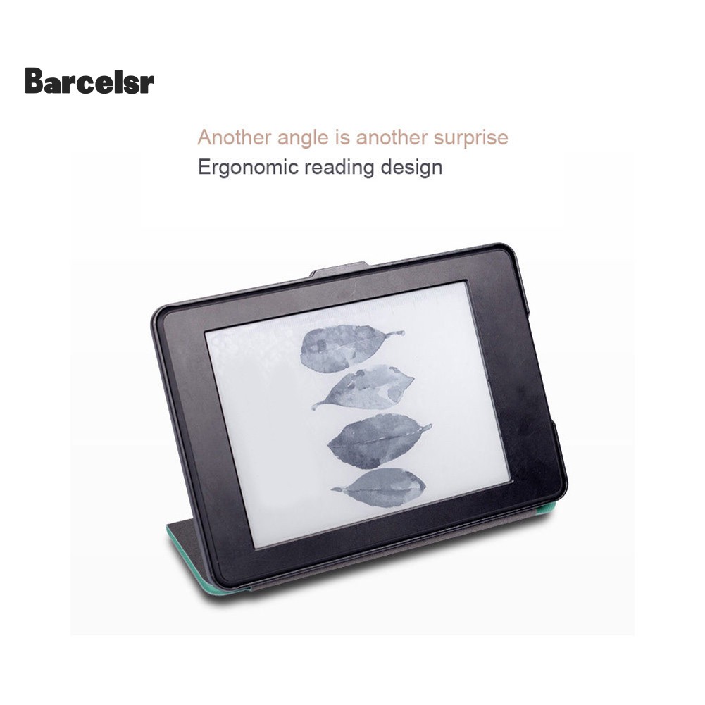 Bao da máy đọc sách giả gia kiểu origami hít nam châm kiêm giá đỡ cho Kindle Paperwhite 1 2 3 | BigBuy360 - bigbuy360.vn