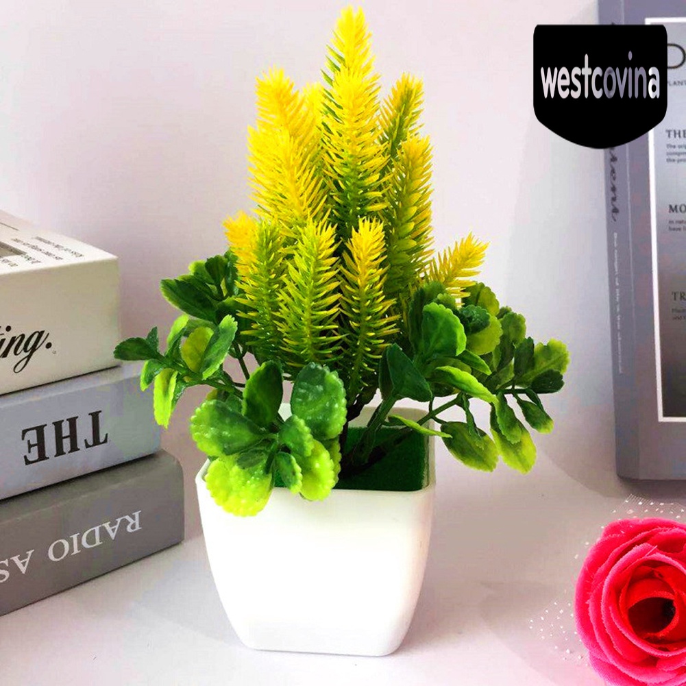 [Hot]☀ 1 Chậu Cây Bonsai Nhân Tạo Trang Trí Phòng Khách, Sân Vườn