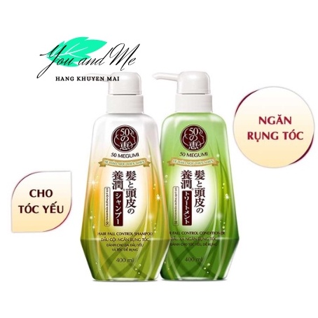Tinh chất / Dầu Gội / xả ngăn rụng tóc Megumi Hair Fall Control