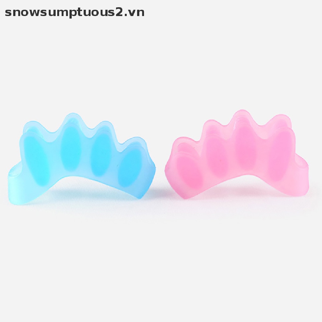 1 Cặp Dụng Cụ Silicone Tách Ngón Chân Trẻ Em