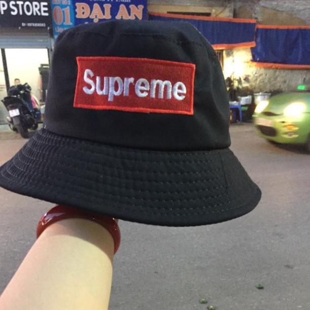 Nón tai bèo / Mũ bucket Supreme chất kaki mềm  ྇