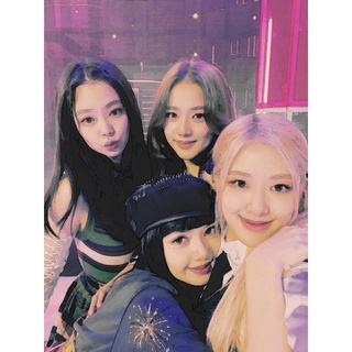 Postcard dán tường trang trí phòng ngủ tranh vẽ BlackPink