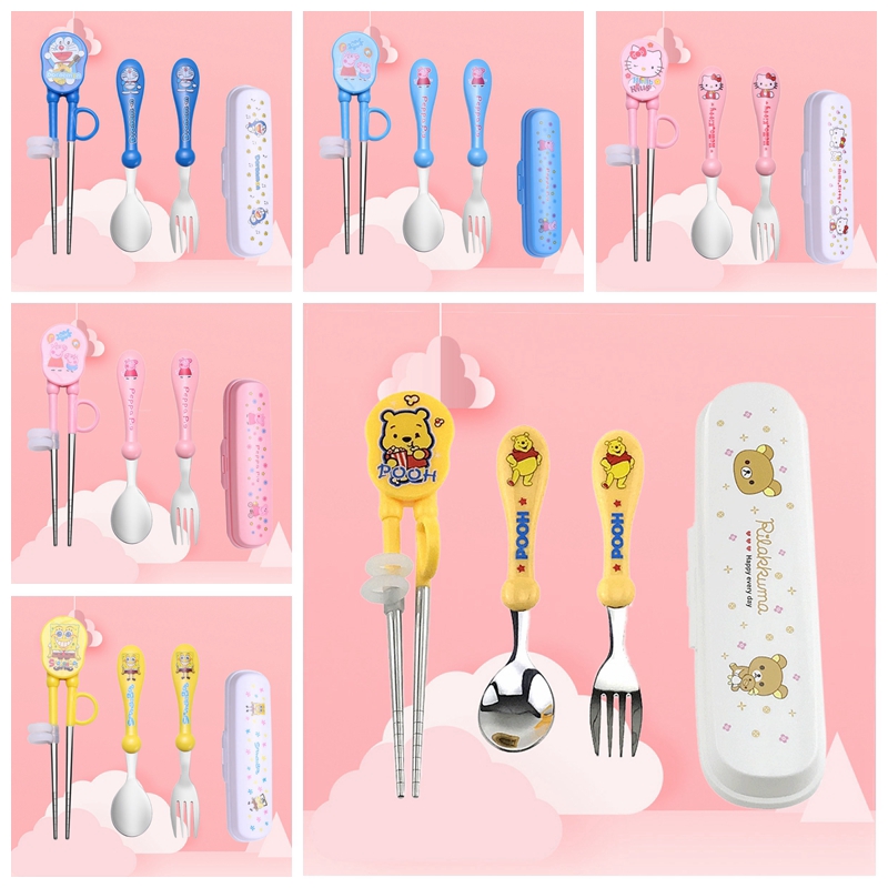 Bộ muỗng đũa nĩa tập ăn cho bé