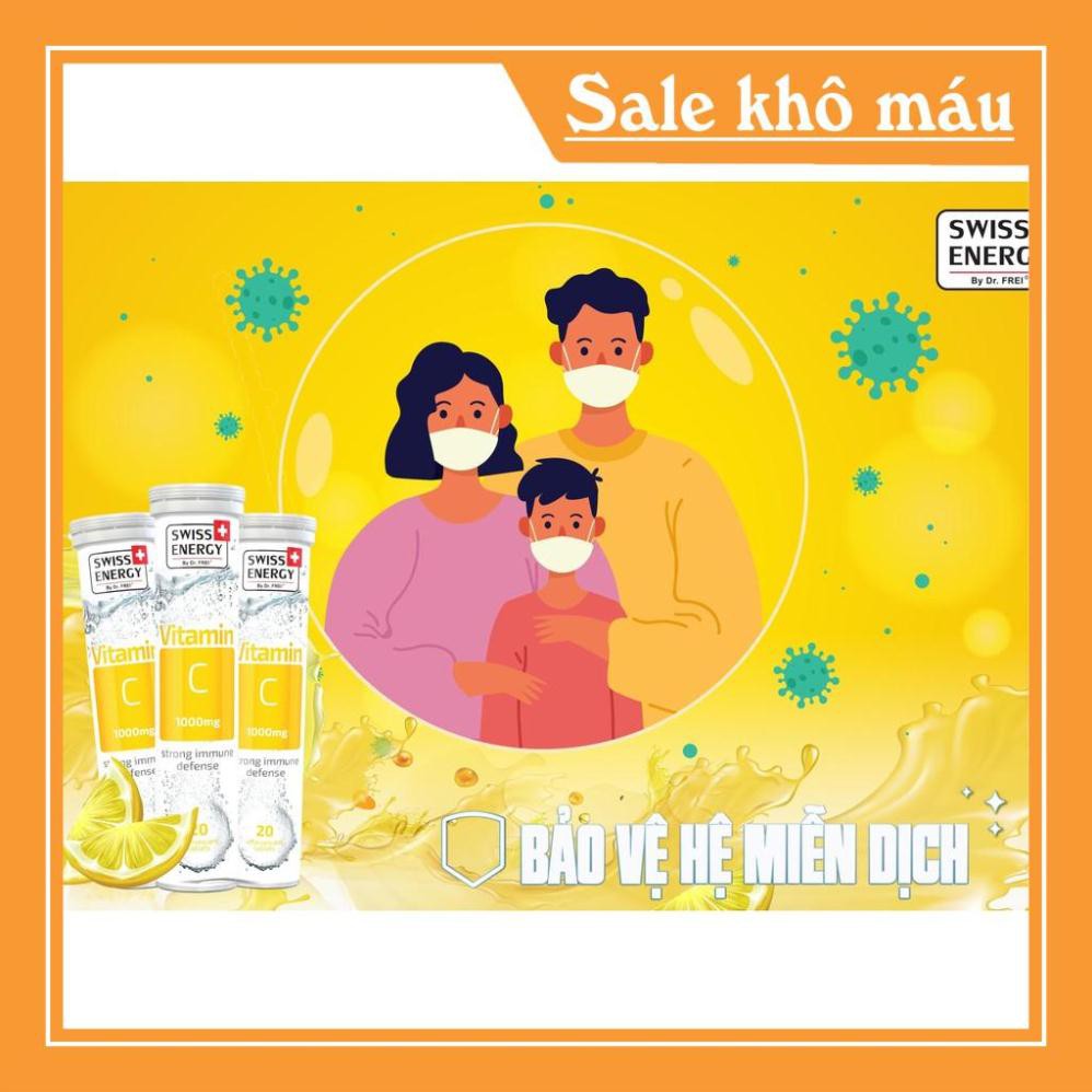 Combo 2 tuýp viên sủi Multivitamins, Vitamin C1000 mg | Thế Giới Skin Care
