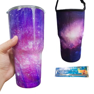 COMBO LY GIỮ NHIỆT GALAXY 900ML ĐẦY ĐỦ PHỤ KIỆN