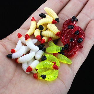 Set 50 Mồi Giả Nhử Cá Hình Con Sâu