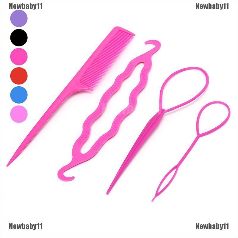 Bộ 4 Kẹp Tạo Kiểu Tóc Thời Trang