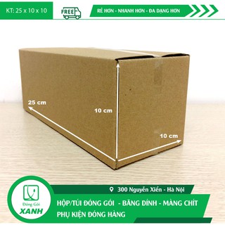 Combo 80 hộp cacton COD 25x10x10 cm