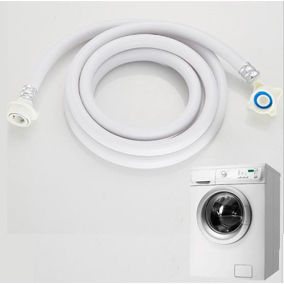 Dây cấp nước máy giặt dài 3,5m (1 Đầu Bắt Ốc - 1 Đầu Ren)