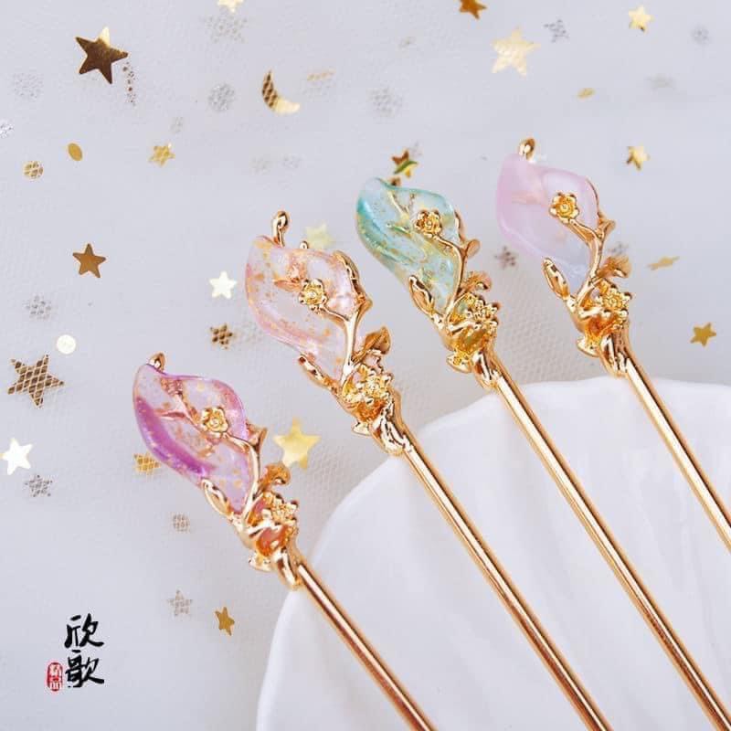 Trâm cài tóc cổ trang bling bling