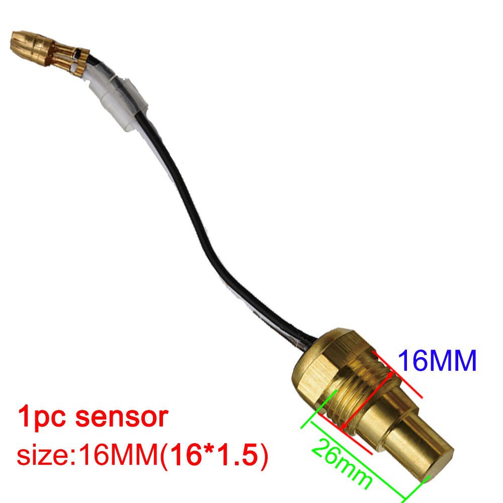 Cảm Biến Nhiệt Độ Nước 12V / 24V Phích Cắm 50K 10MM 12MM 14MM 16MM NPT 3 / 8 1 / 8